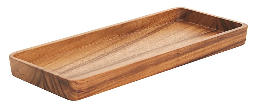 GuestSupply US | Wescon Wood Essentials Small Amenity Tray, Acacia